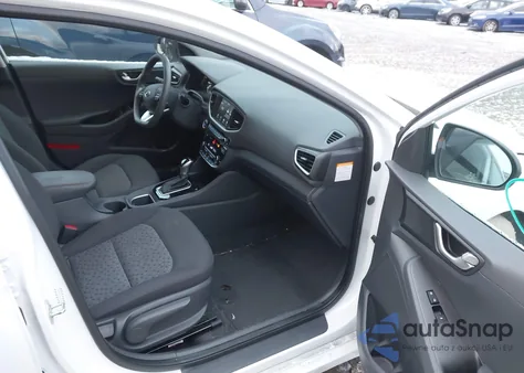 2017 Hyundai Ioniq Hybrid Blue z USA, uszkodzony, nr VIN KMHC65LCXHU031884